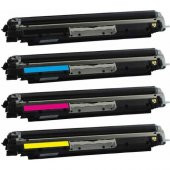 TNR HP 126A / CE310A, CE311A, CE312A, CE313A Renkli Set Muadil Toner - 1