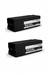 Hp 953XL 2 ADET Siyah 8210/8710/8715/8720/8725/8730/7740 Muadil Kartuş - 1
