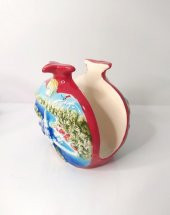 Otantik Peçetelik Antalya Kemer Temalı El Yapımı Seramik Peçetelik - 4