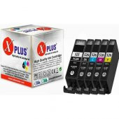 Xplus Pixma MG6250 Kartuş Set 5 Renk Takım Muadil Yüksek Kapasite 525XL-526XL 500 Sayfa thumbnail 2
