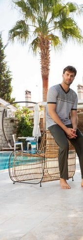 Berrak 913 3'lü Erkek Pijama Takımı - 2