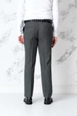 DOKULU REGULAR FİT MEVSİMLİK ERKEK KUMAŞ PANTOLON thumbnail 4