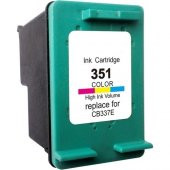 Photo Print Photosmart C4485 351XL Renkli Yüksek Kapasiteli Muadil Kartuş - 1