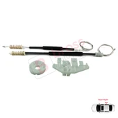 Peugeot 406 8B 8E/F 1995-2004 4/5 Kapı 0130821924 İçin Arka Sağ Kapı Cam Kriko Tamir Seti thumbnail 3