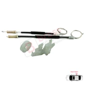 Peugeot 406 8B 8E/F 1995-2004 4/5 Kapı 0130821924 İçin Arka Sağ Kapı Cam Kriko Tamir Seti thumbnail 5