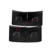 Mercedes A Class W169 B Class W245 A1698206410 İçin Sağ Sol Sürücü Kumanda Cam Açma Düğme Kapağı thumbnail 2