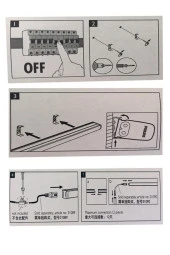 Philip 4W Mutfak Dolap Altı Anahtarlı Led Armatür Günışığı 32,4 cm - 11