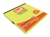 SARFF 75x75mm FOSFORLU SARI YAPIŞKANLI NOT KAĞIDI 80YP - 2