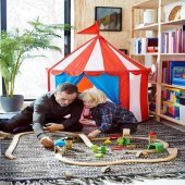 Tren Rayı Huş 50 Parça Meridyendukkan Masif Kayın Ağacı IKEA - 5