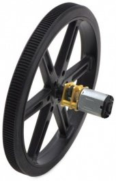 Yüksek Güçlü Mikro Metal Motor 250:1 6V 120Rpm PL-0995 thumbnail 3