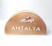 Otantik Peçetelik Antalya Kemer Temalı Seramik Peçetelik 10899 - 3