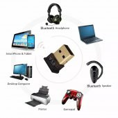 Primex Px-Ac-Btu50 Bluetooth 5.0 Alıcı, Mini Dongle Usb Alıcı, Bluetooth 5.0 Adaptör, Usb Bluetooth 5.0, Win10 Tak Çalıştır, Çoklu Cihaz Bağlama - 4