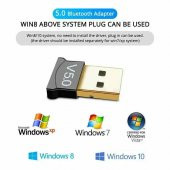 Primex Px-Ac-Btu50 Bluetooth 5.0 Alıcı, Mini Dongle Usb Alıcı, Bluetooth 5.0 Adaptör, Usb Bluetooth 5.0, Win10 Tak Çalıştır, Çoklu Cihaz Bağlama - 9