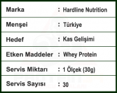 Hardline Nutrition Whey 3 Matrix 908g Protein Tozu Çikolatalı - 4