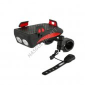 Hsgl Bisiklet Ön Far 130 Dsb Korna Güç Kaynağı Telefon Tutucu Bisiklet Aksesuar - 1