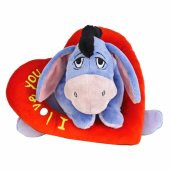 Orjinal Disney Lisanslı Winnie The Pooh Eeyore Eşek Sevginin Gücü Peluş 25cm - 1
