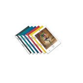 Comix Sıkıştırmalı Dosya Sırttan Klips Şeffaf Renkler QW324A - 1