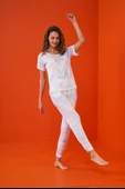 Pjs 23238 Kadın Kısa Kollu Pijama Takımı - 4