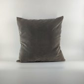 Taupe Kadife Kırlent Kılıfı - 1
