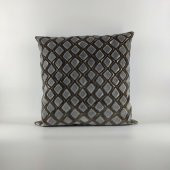 Kahve Baklava Kadife Kırlent Kılıfı - 1