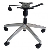 Oyun Koltuğu Yıldız Ayağı Çift Kol Mekanizma Çap 70 cm Siyah Pistonlu 150 kg thumbnail 4