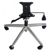 Oyun Koltuğu Yıldız Ayağı Çift Kol Mekanizma Çap 70 cm Siyah Pistonlu 150 kg thumbnail 5