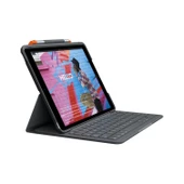 Logitech Slim Folio 10.2" iPad 7. 8. 9. Nesil İçin Klavyeli Kılıf (TÜRKÇE) thumbnail 2