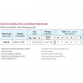 Water WS-87 Kirli Su Dalgıç Pompa 1000 watt - 5