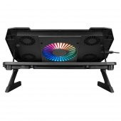 Rampage Rampage AD-RC21 X-CooL  5 Fanlı 10 İnç-18 İnç RGB Yükseklik Ayarlı Notebook/Laptop Soğutucu Stand - 2