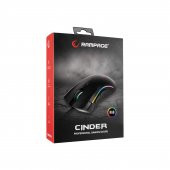 Rampage Rampage SMX-R125 Cınder  siyah Ultra Rgb Işıklı 24000 Dpi Gaming Oyuncu Mouse - 6