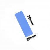 PrimeX PX-PAD01 7x2 cm 1mm 3.4Gr Yüksek İletken Termal Pad, Mavi Thermal Pad (M2 ssd, Chipset, Cep telefonu, Notebook, PS4,PS5 Uyumlu) - 2