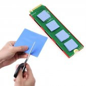 PrimeX PX-PAD01 7x2 cm 1mm 3.4Gr Yüksek İletken Termal Pad, Mavi Thermal Pad (M2 ssd, Chipset, Cep telefonu, Notebook, PS4,PS5 Uyumlu) - 3