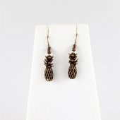 Bronz Ananas Küpe Damla Tip thumbnail 1