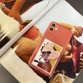 iPhone 6 / 6S 3 Boyutlu Kırmızı Fiyonklu Kız Kılıf - 3