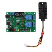 DC 5V-24V Dijital Akıllı Sıcaklık ve Nem Kontrol Termostat Modülü - 1