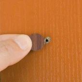 Yapışkanlı Vida Tapası Tıpası Ceviz Renk Vida Kapatıcı Kapağı (100 ADET) thumbnail 3