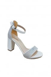 Selfie 4603 Simli Trend Fashion Kadın Sandalet - 1