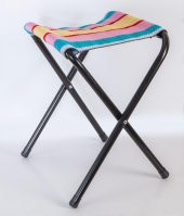 Metal Katlanır Tabure Piknik Balıkçı Plaj Kamp Taburesi 1 Adet - 2