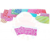 Metalize Bantlı Hediye Poşeti 10x12 cm 500 adet (100x5) - 1