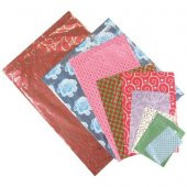 Bantlı Metalize Hediye Poşeti 20x35 Cm - 100lü - 1