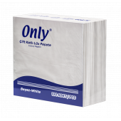 Çift Katlı Lüx Peçete Beyaz 33x31 - 1