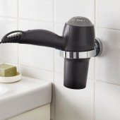 Saç Kurutma Makinası Tutacı IKEA,MeridyenDukkan Çinko Kaplama 9 Cm - 2