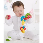 Renkli Zincir Bebek Legosu Montessori Oyuncağı - 1