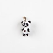 Murano Cam Panda Kolye Ucu - 1