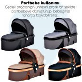 9 İn 1 Yeni Ekonomi Paket  945 Travel Sistem Bebek Arabası 560 Oyun Parkı Sepet Beşik - 9