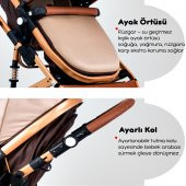 9 İn 1 Yeni Ekonomi Paket  945 Travel Sistem Bebek Arabası 560 Oyun Parkı Sepet Beşik - 10