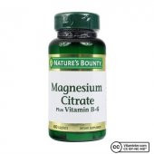 Natures Bounty Magnesium Citrate Plus with Vitamin B6 60 Kapsül - 1