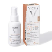 Vichy Capital Soleil UV Yaşlanma Karşıtı Güneş Kremi SPF 50+ 40 ml - Tinted - 1