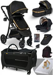 9 İn 1 Yeni Ekonomi Paket 985 Travel Sistem Bebek Arabası 560 Oyun Parkı Park Yatak Beşik - 3