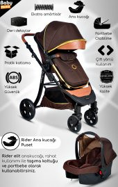9 İn 1 Yeni Ekonomi Paket 985 Travel Sistem Bebek Arabası 560 Oyun Parkı Park Yatak Beşik - 4